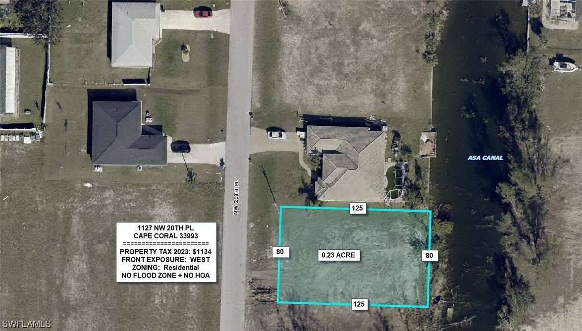 0.23 Acres of Land for Sale in Cape Coral, Florida