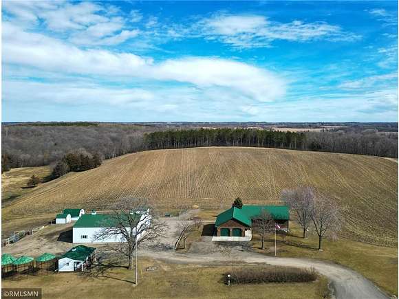 21.1 Acres of Agricultural Land with Home for Sale in Maple Lake, Minnesota