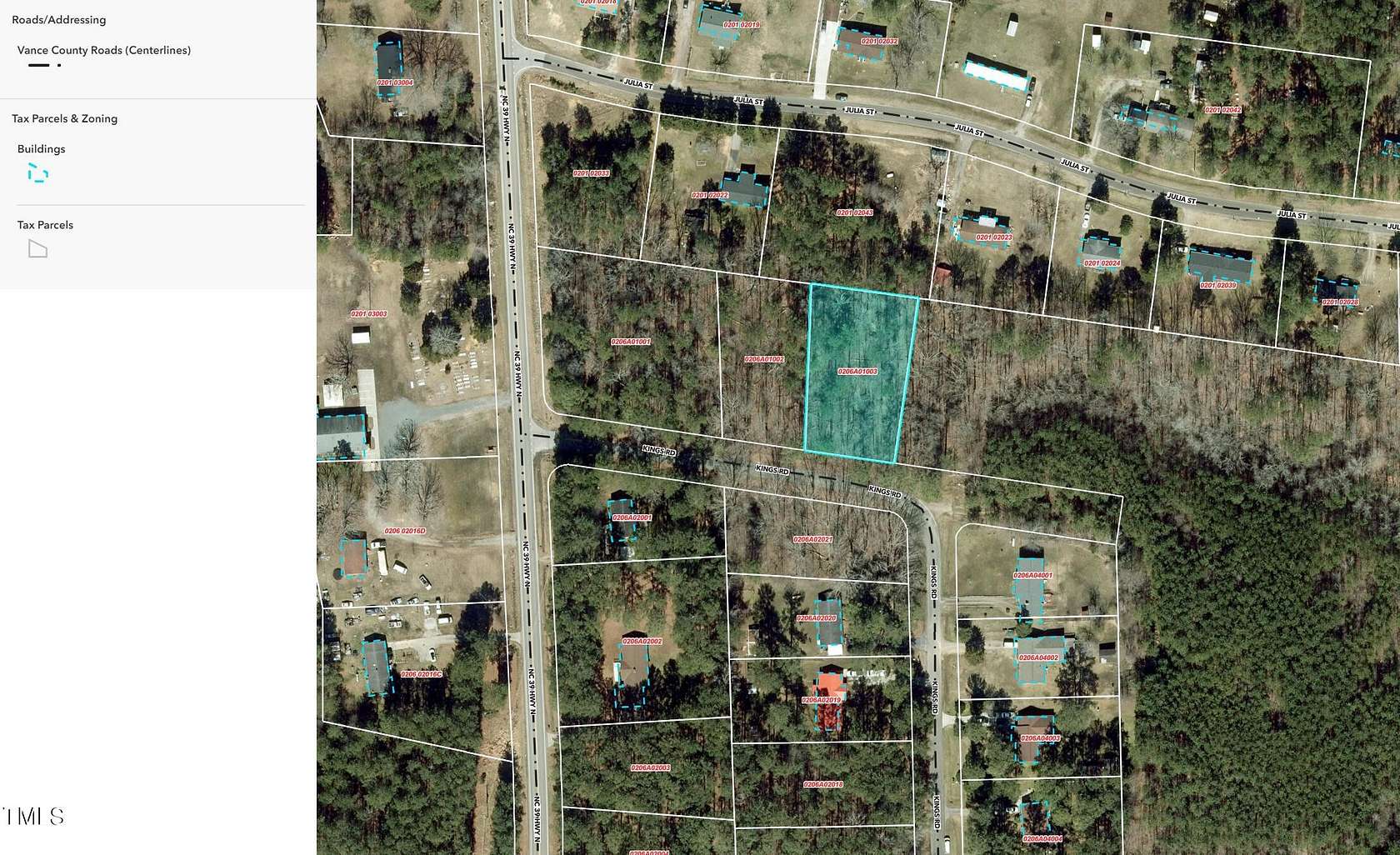 0.58 Acres of Residential Land for Sale in Henderson, North Carolina