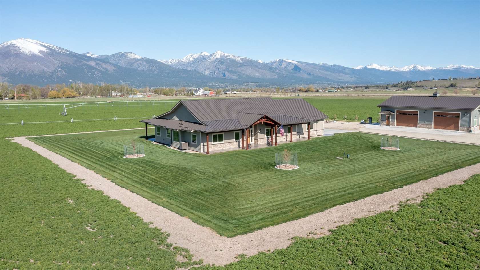 39.1 Acres of Agricultural Land with Home for Sale in Hamilton, Montana
