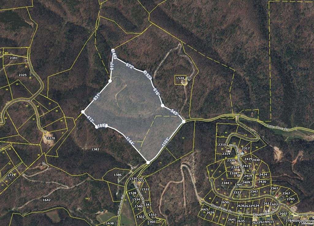 50.5 Acres of Land for Sale in Sevierville, Tennessee