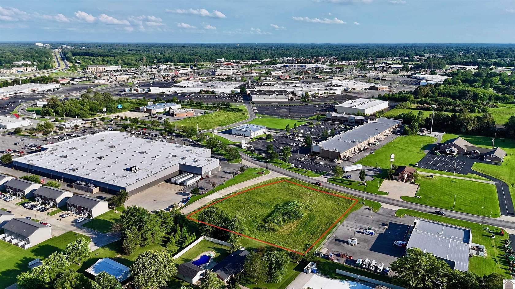 2 Acres of Commercial Land for Sale in Paducah, Kentucky