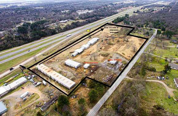 16 Acres of Improved Commercial Land for Sale in Plumerville, Arkansas