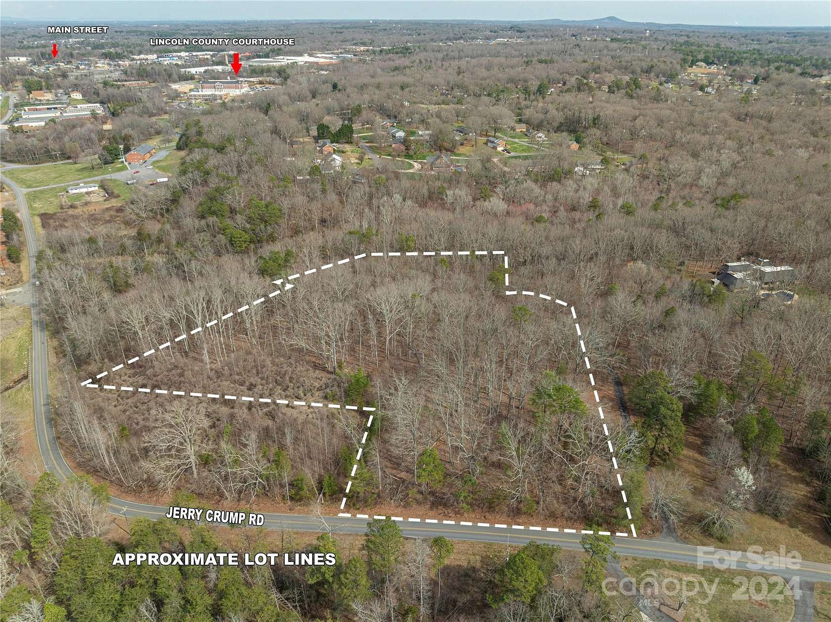 5.8 Acres of Land for Sale in Lincolnton, North Carolina