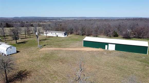 40 Acres of Recreational Land with Home for Sale in Stigler, Oklahoma