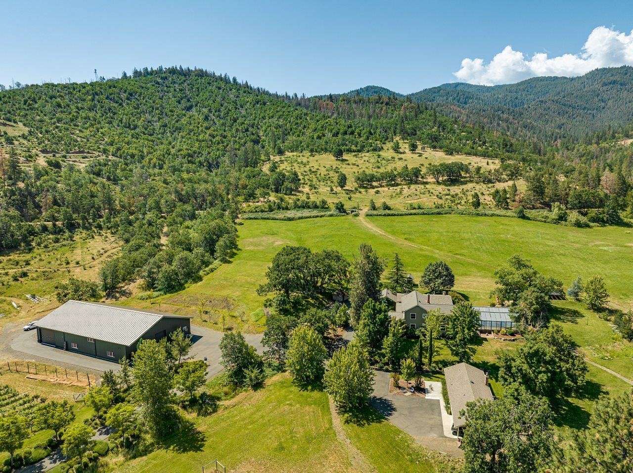 120 Acres of Agricultural Land with Home for Sale in Ashland, Oregon