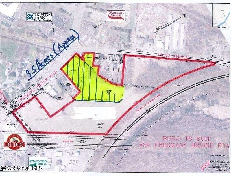 3.5 Acres of Commercial Land for Sale in Schenectady, New York