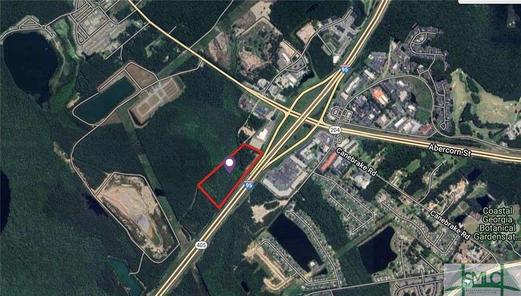 16.2 Acres of Commercial Land for Sale in Savannah, Georgia
