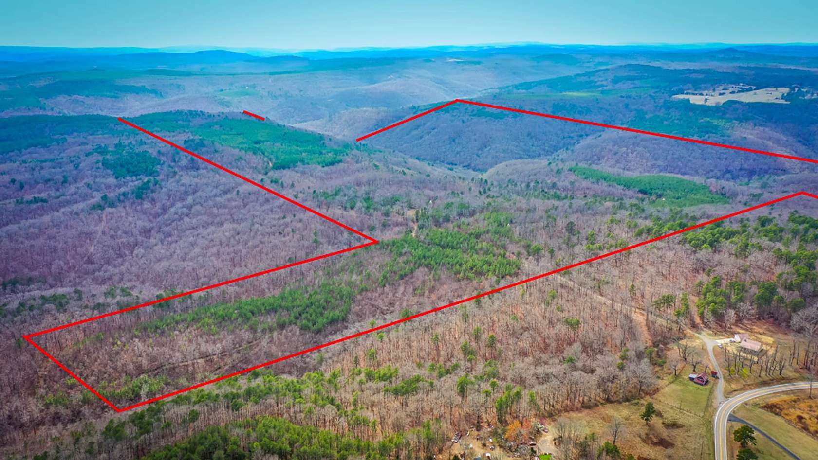 505.64 Acres of Recreational Land for Sale in Crabtree, Arkansas