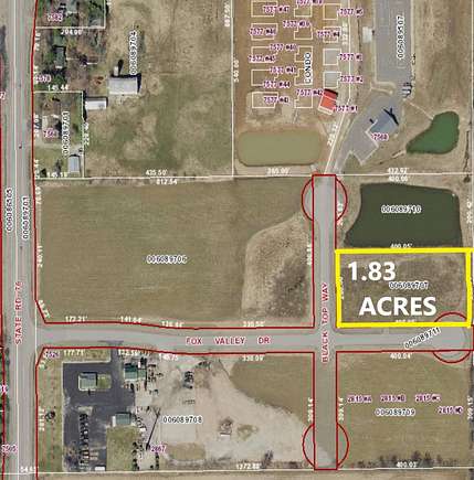 1.8 Acres of Commercial Land for Sale in Neenah, Wisconsin