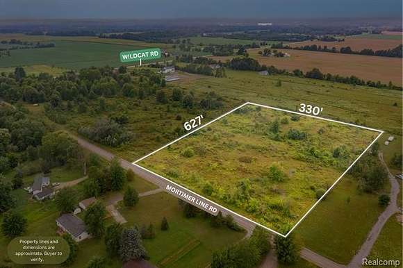 4.8 Acres of Residential Land for Sale in Lexington, Michigan