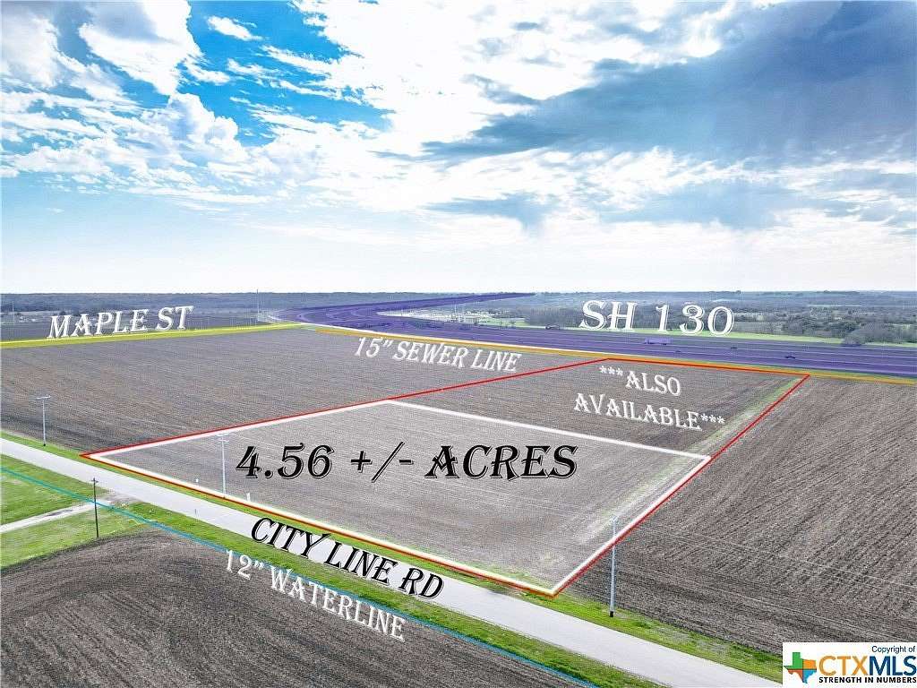 4.56 Acres of Commercial Land for Sale in Lockhart, Texas