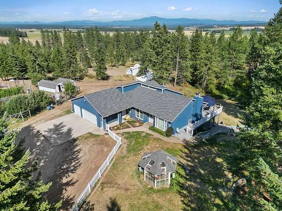 15.04 Acres of Land with Home for Sale in Deer Park, Washington