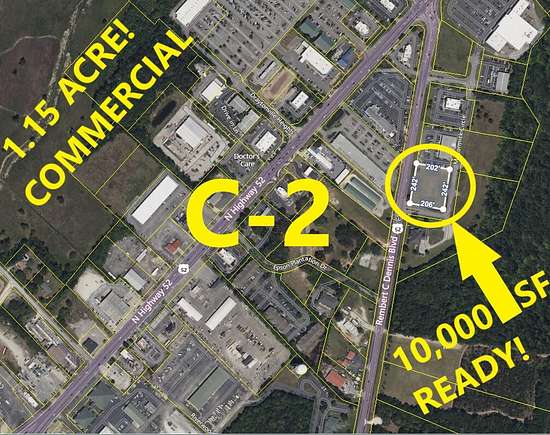 1.2 Acres of Commercial Land for Sale in Moncks Corner, South Carolina