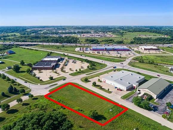 1.3 Acres of Commercial Land for Sale in Coralville, Iowa