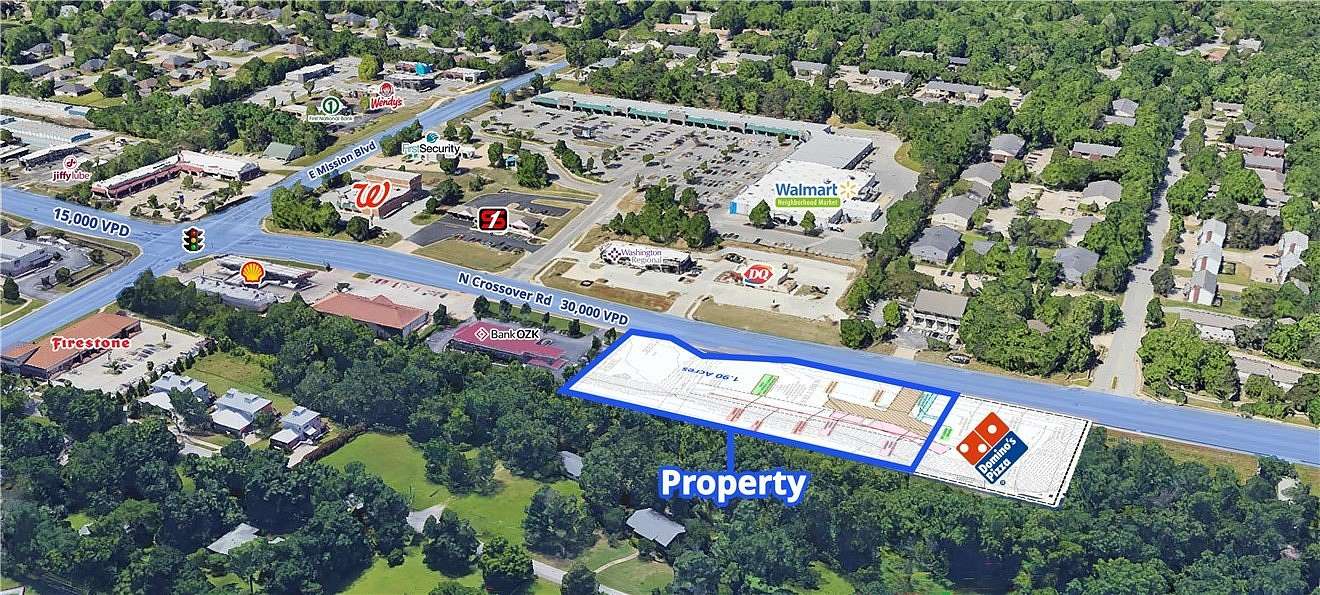 1.9 Acres of Commercial Land for Sale in Fayetteville, Arkansas