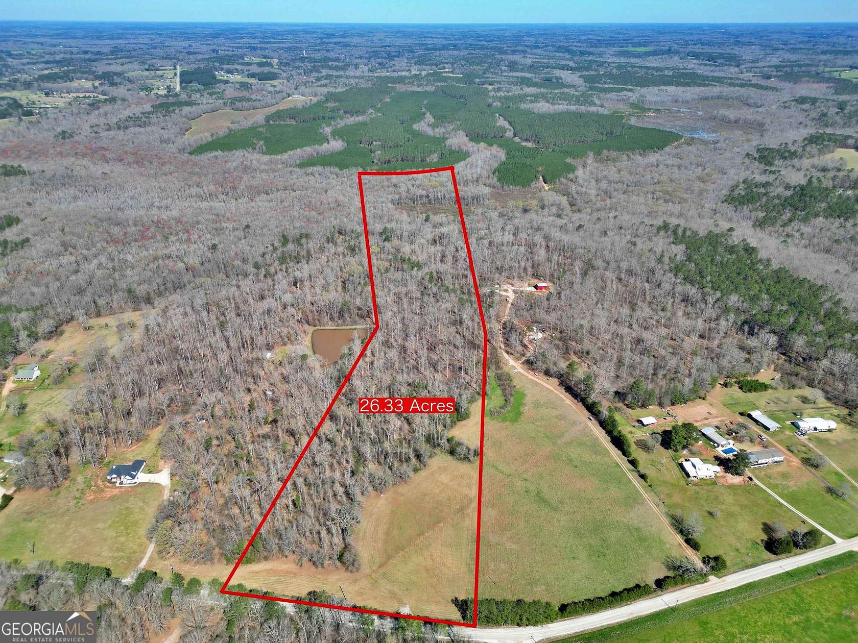 26.3 Acres of Land for Sale in Concord, Georgia