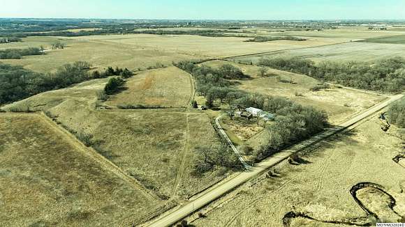 56.6 Acres of Land with Home for Sale in Algona, Iowa