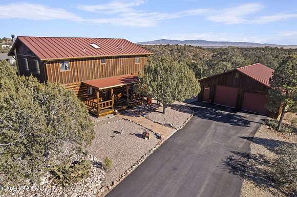 5 Acres of Residential Land with Home for Sale in Prescott, Arizona