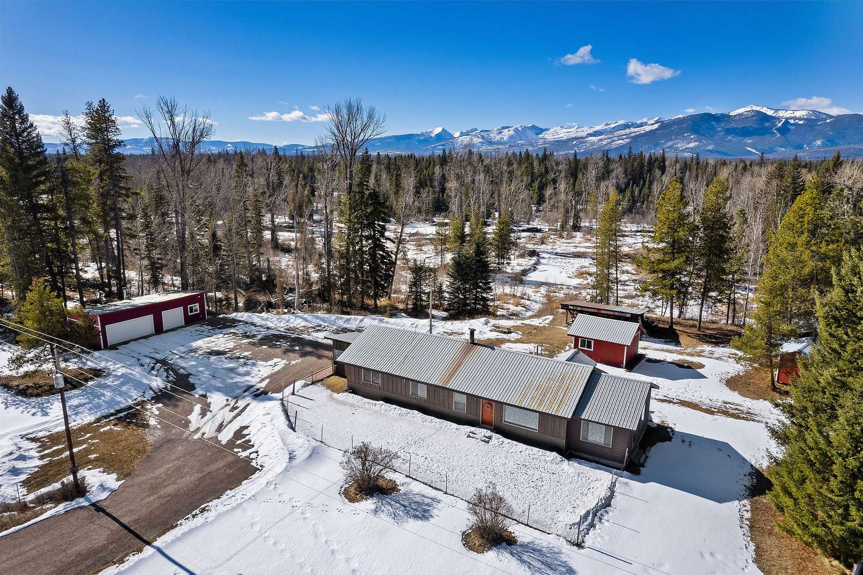 11 Acres of Recreational Land with Home for Sale in Condon, Montana