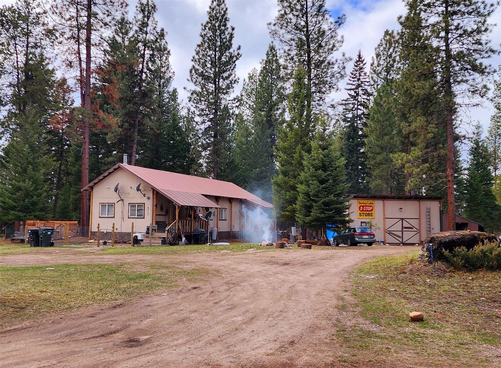 3.01 Acres of Residential Land with Home for Sale in Seeley Lake, Montana