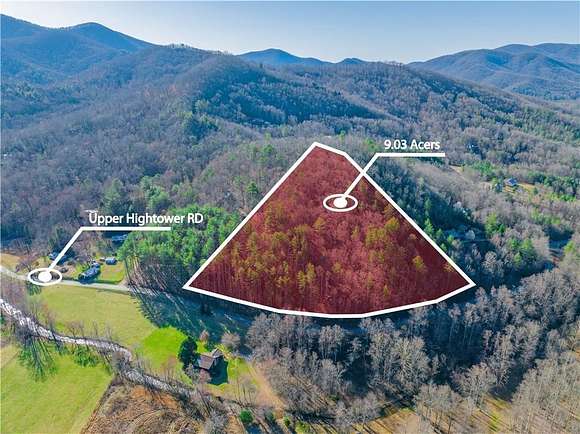 9 Acres of Residential Land for Sale in Hiawassee, Georgia
