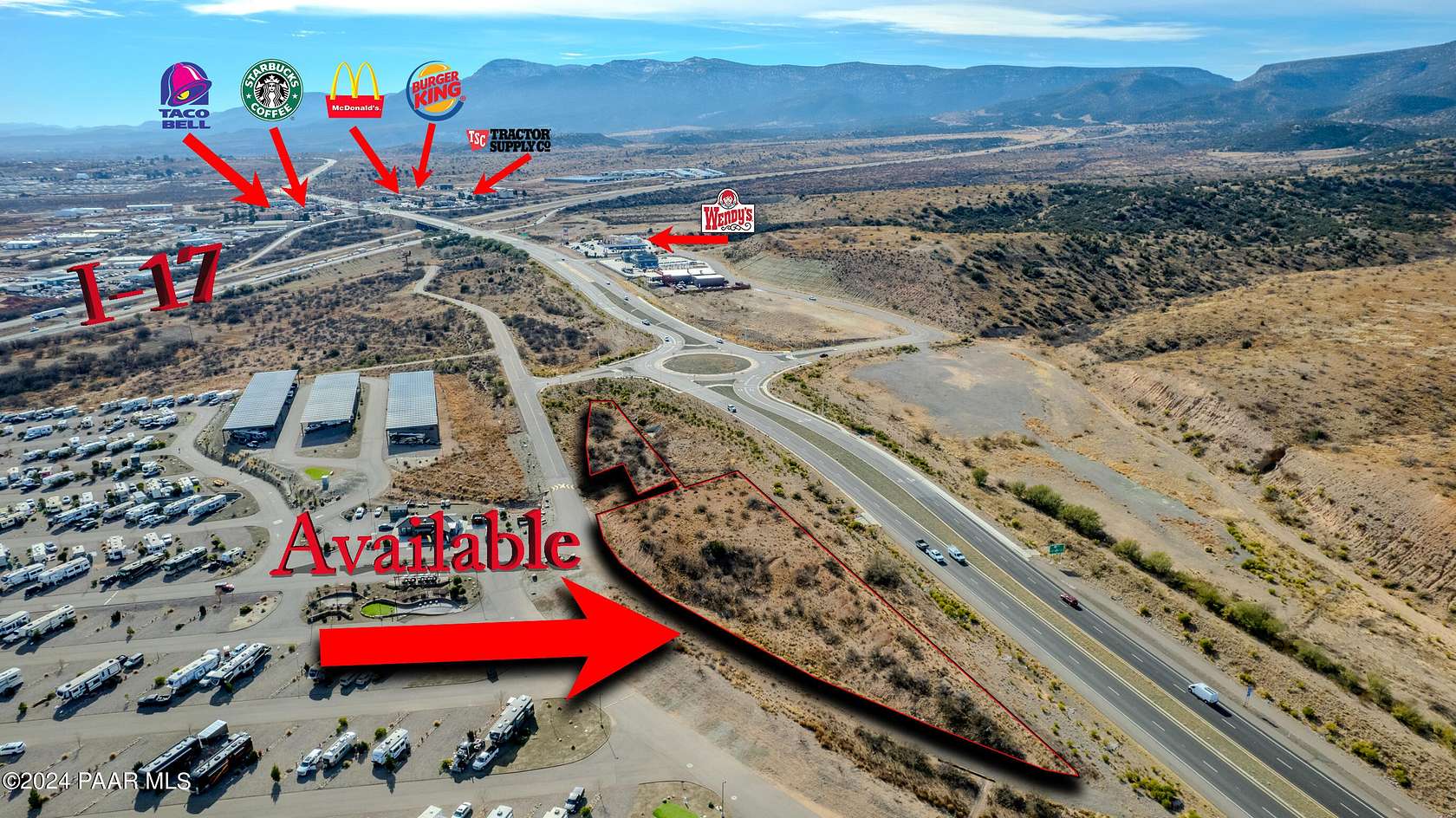 4.45 Acres of Commercial Land for Sale in Camp Verde, Arizona