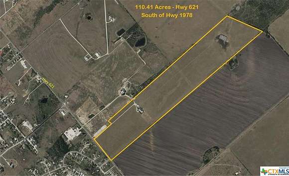110 Acres of Agricultural Land with Home for Sale in San Marcos, Texas