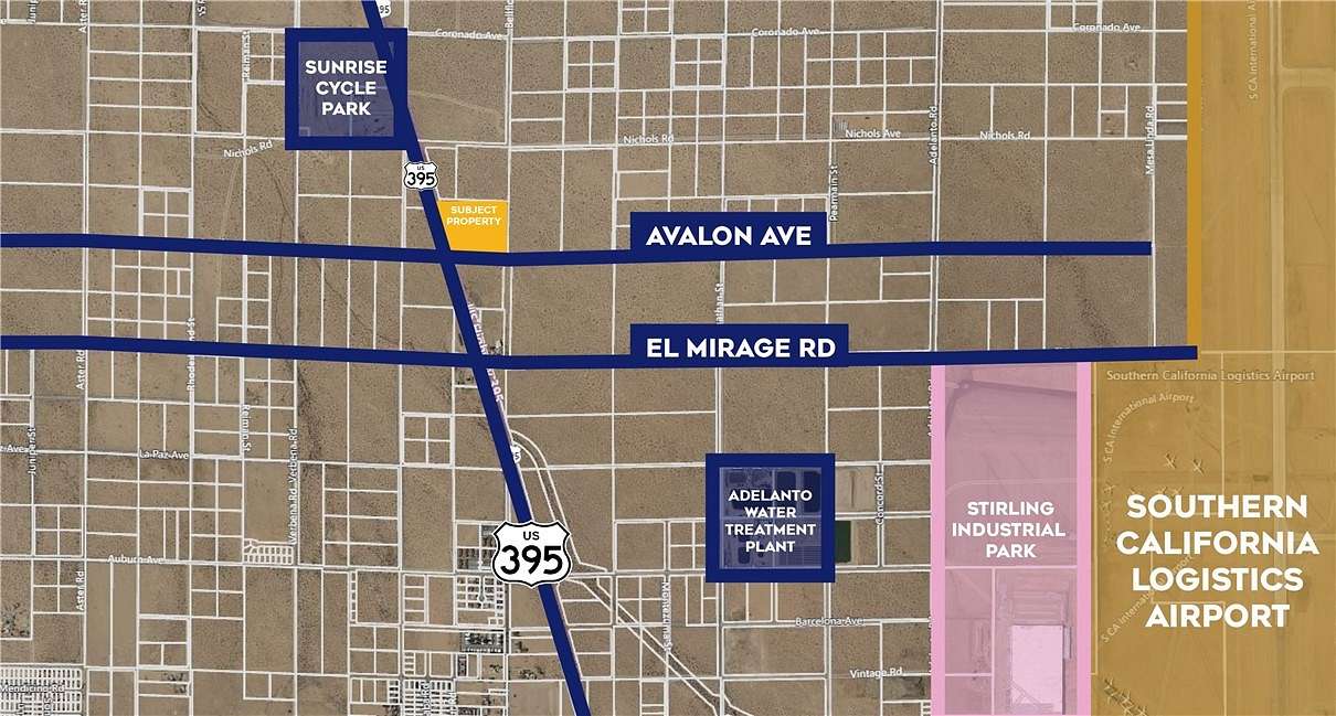 10.7 Acres of Land for Sale in Adelanto, California