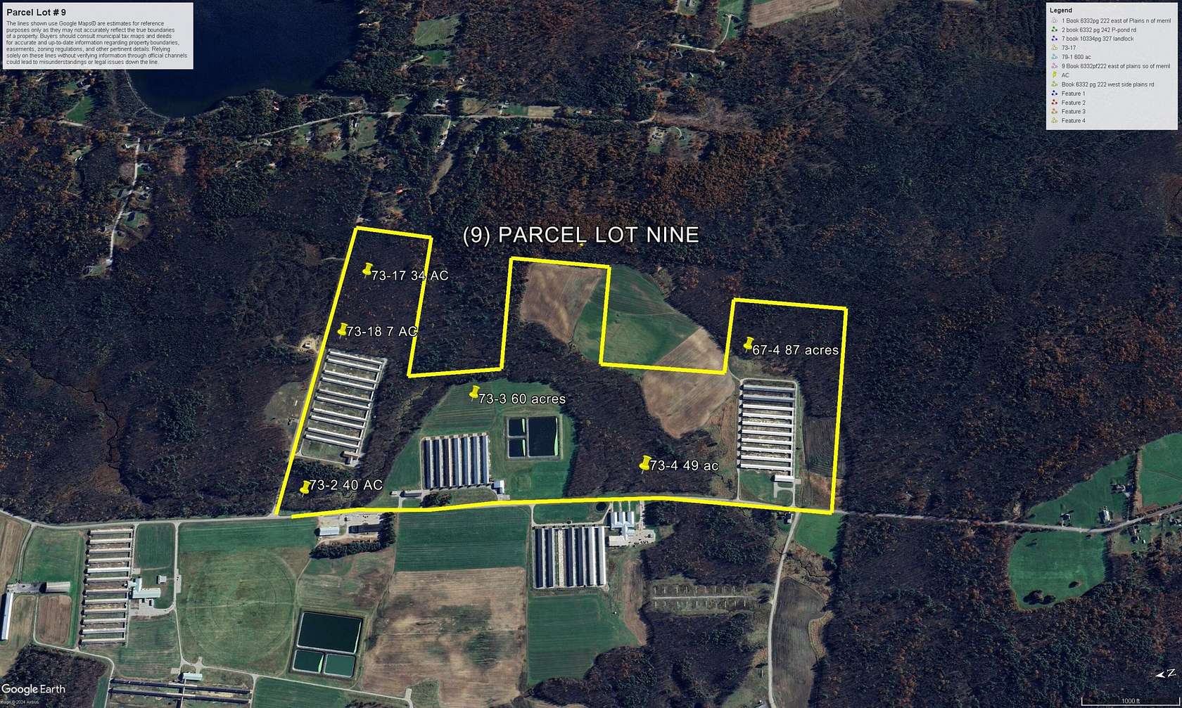 323 Acres of Land for Sale in Turner, Maine