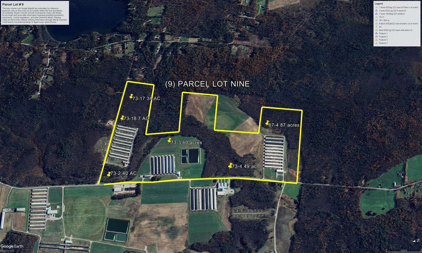 323 Acres of Recreational Land & Farm for Sale in Turner, Maine