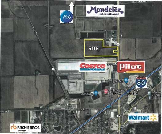 53.4 Acres of Land for Sale in Morris, Illinois