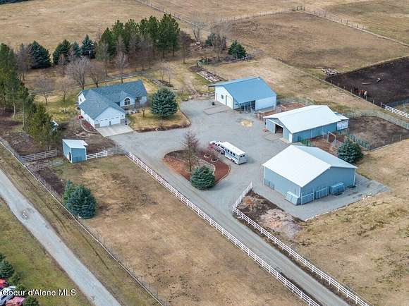 10.05 Acres of Land with Home for Sale in Post Falls, Idaho