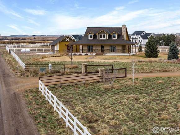 4.6 Acres of Residential Land with Home for Sale in Windsor, Colorado