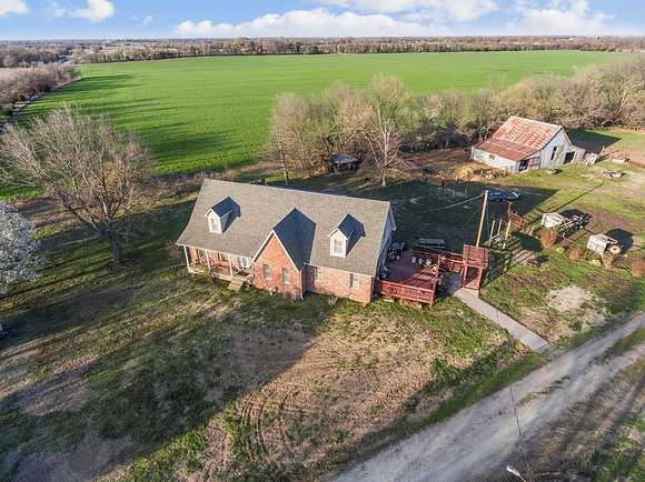 80 Acres of Agricultural Land with Home for Sale in Edna, Kansas