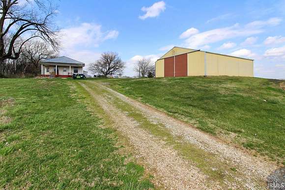 11.3 Acres of Land with Home for Sale in Mount Vernon, Indiana