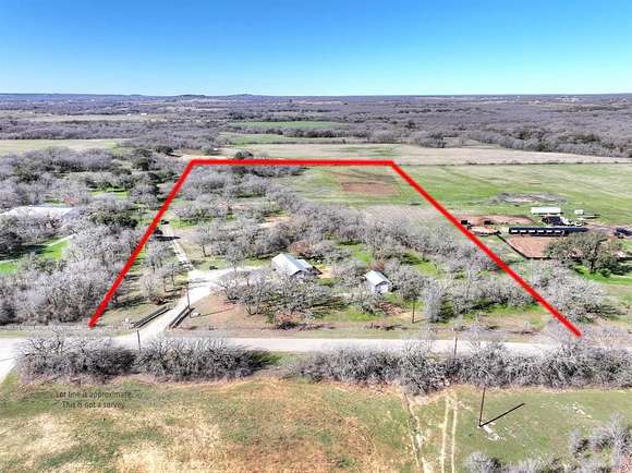15 Acres of Land with Home for Sale in Lipan, Texas