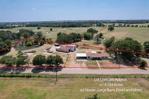 4.2 Acres of Residential Land with Home for Sale in Canton, Texas