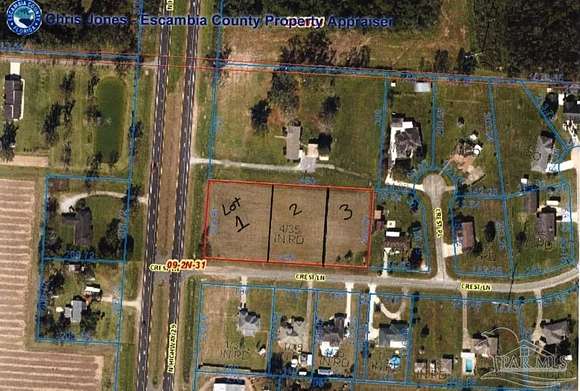 0.89 Acres of Residential Land for Sale in Molino, Florida