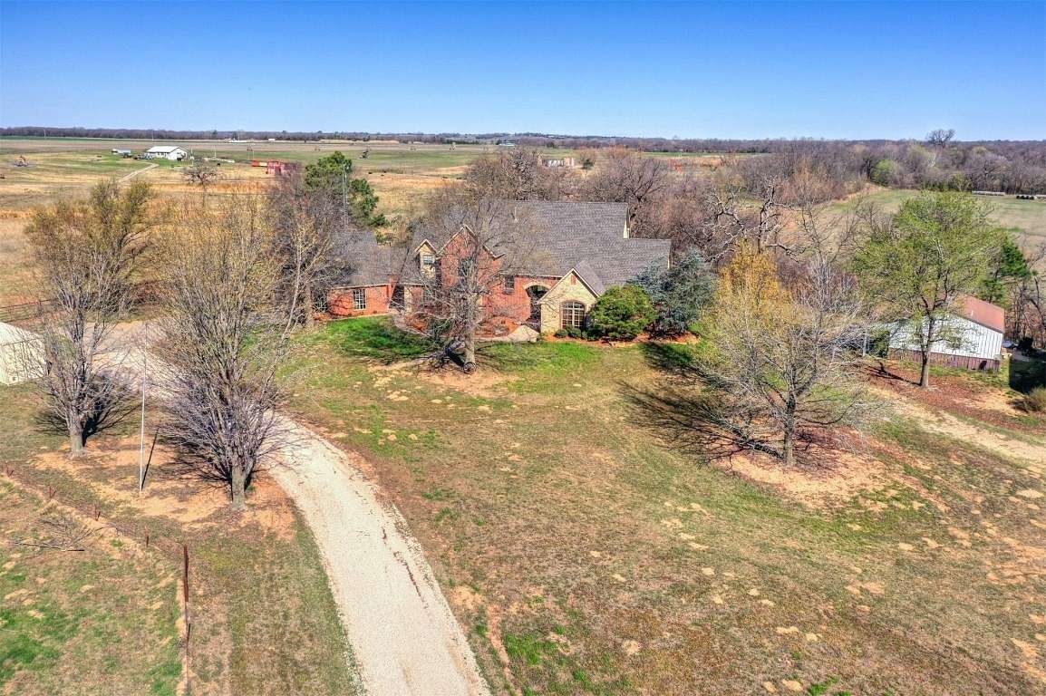 8.9 Acres of Residential Land with Home for Sale in Prague, Oklahoma