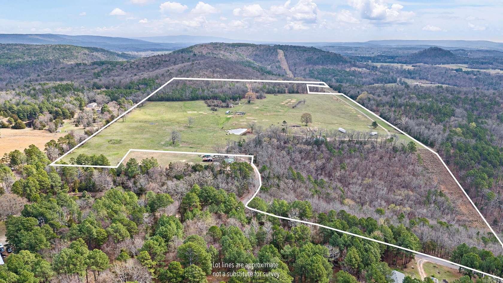 72.9 Acres of Recreational Land & Farm for Sale in Dover, Arkansas