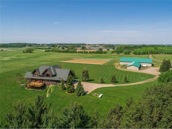 21 Acres of Agricultural Land with Home for Sale in Greenfield, Minnesota