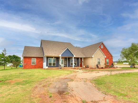 5 Acres of Land with Home for Sale in Piedmont, Oklahoma