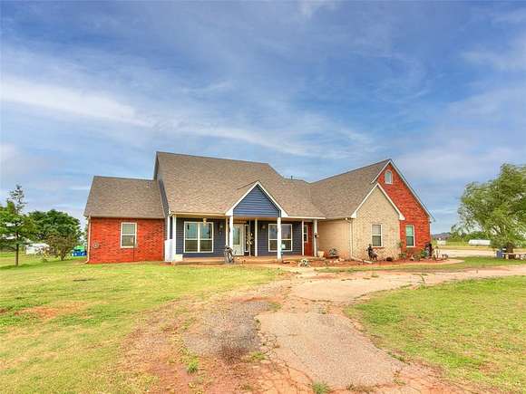 5.02 Acres of Land with Home for Sale in Piedmont, Oklahoma