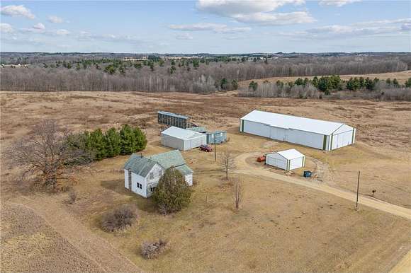 119 Acres of Agricultural Land with Home for Sale in Spring Valley, Wisconsin