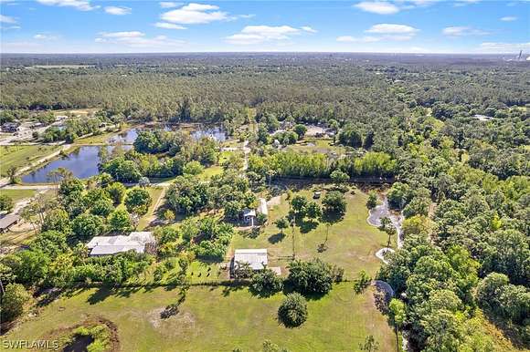 4.9 Acres of Residential Land with Home for Sale in Fort Myers, Florida