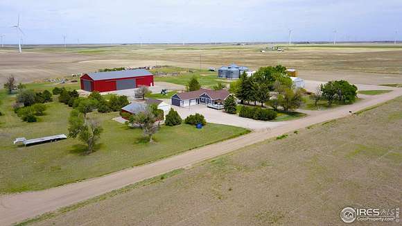 35 Acres of Agricultural Land with Home for Sale in Peetz, Colorado