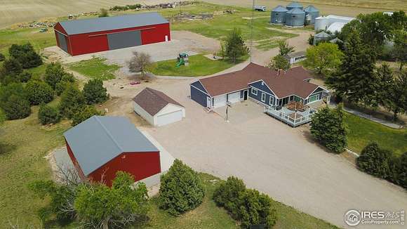 35 Acres of Agricultural Land with Home for Sale in Peetz, Colorado