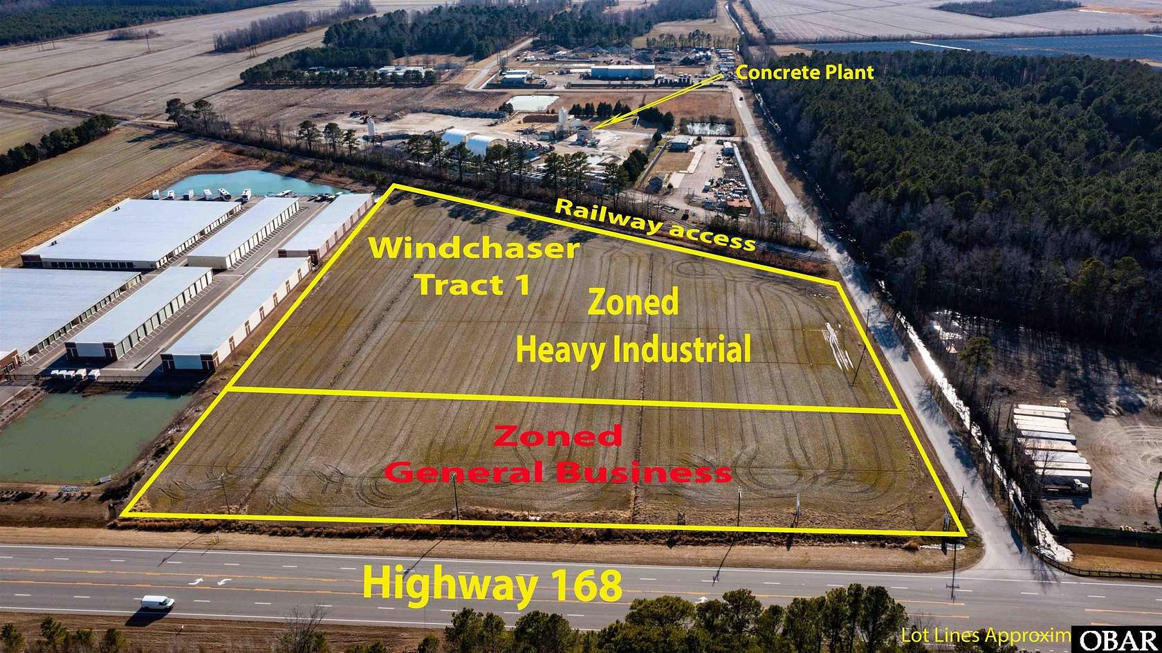 10 Acres of Commercial Land for Sale in Moyock, North Carolina