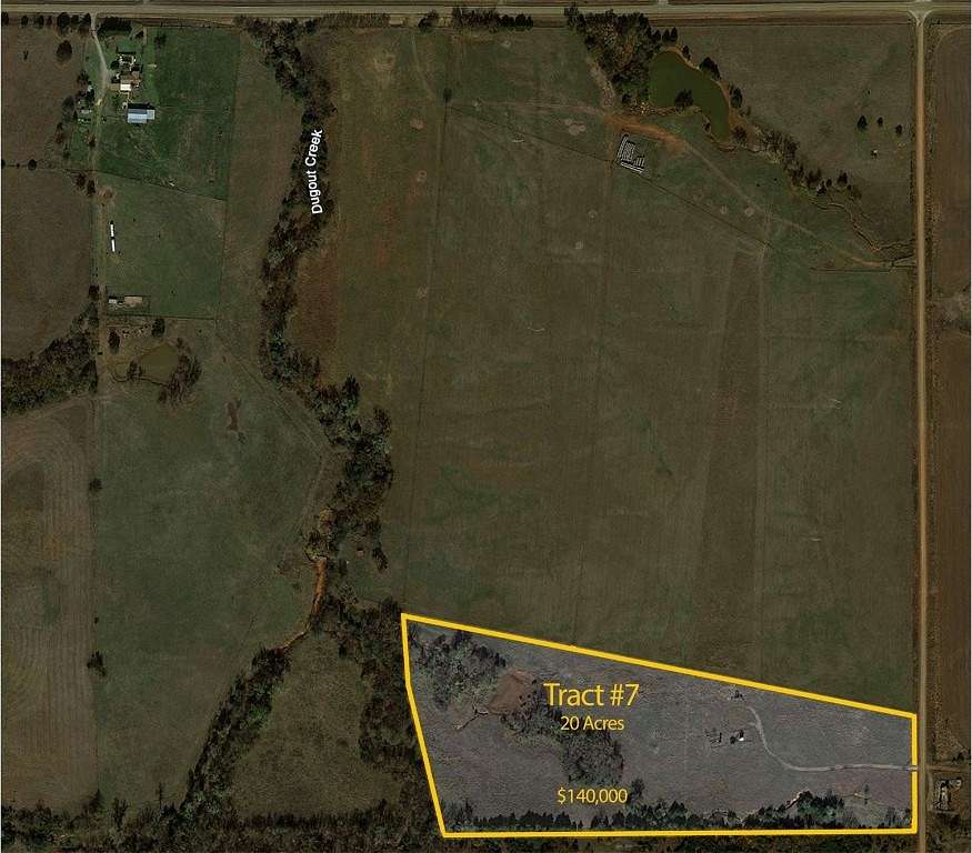 20 Acres of Recreational Land & Farm for Sale in Perkins, Oklahoma